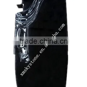 European Style Black Granite Cross Tombstone thumbnail-1
