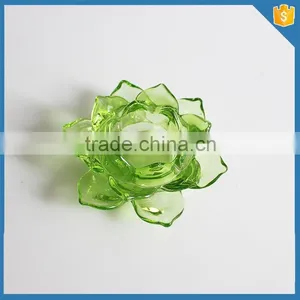 Colourful Crystal Candle Holder Real Crystal. Holds One Votive or Pillar thumbnail-6