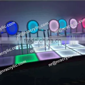 Hot New Design Shanghai Wholesale Acrylic LED Chair thumbnail-2