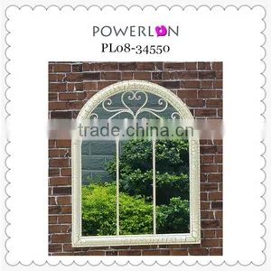 Hot Selling Nice Antique Fashion Design Wrough Iron Frame Mirror thumbnail-3