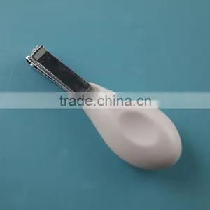 ZJQ-068 Mini Carbon Steel With Long Plastic Handle Baby Nail Cover Clipper thumbnail-1