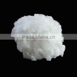 Snow White Recycled PET Polyester Fiber, Color Polyester Staple Fiber thumbnail-1