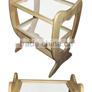 2016 Hot Sales Spa Centre Solid Wood Massage Trolley thumbnail-2