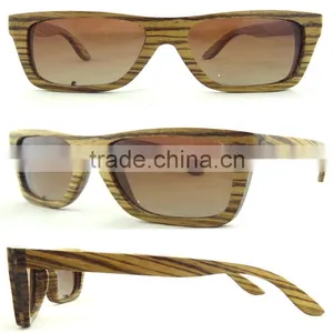 TAC Polarized Lenses Fashion Wooden Sunglasses thumbnail-1