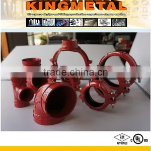 ISO/FM/UL Fire Protection Grooved Fittings Grooved Coupling thumbnail-1
