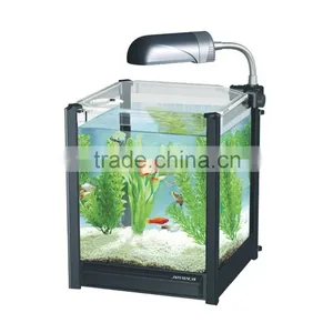 TG-09 Aquarium Mini Fish Tank Decoration In Office Family Table thumbnail-1