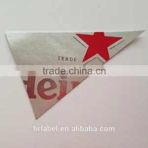 Printed pu Label With Silver Foil thumbnail-1