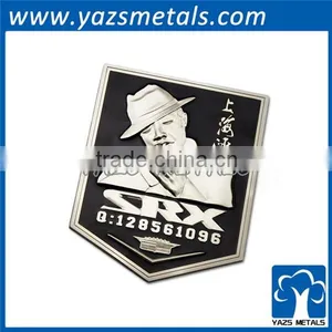 Personalized Handmade Germany Bicycle Tube Badge, Bicycle Bike Metal Badge, Bicycle Head Badge thumbnail-3