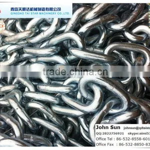 High Quality U1 Hot Dip Galvanized Studless Link Anchor Chain for Marine thumbnail-4