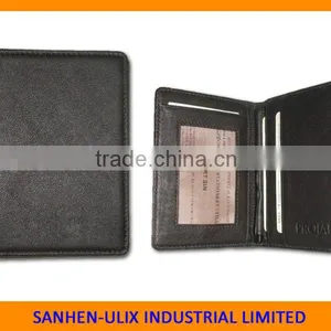 Leather Promotion Card Holder With Clip thumbnail-1