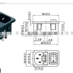 Chzjcz/125V AC Long Life Electric Push Button Micro Switch With CE, ROHS Certificate Rocker Switch thumbnail-2