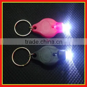 Branded Led Light up Keychain,UV Light Led Keychain,purple Colour Led Keychain Light thumbnail-1