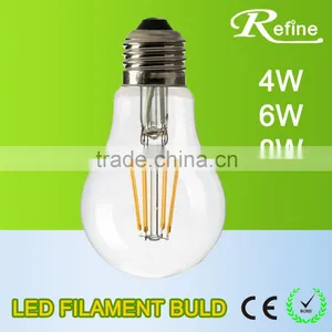 2016 Hot AC170-265V 4W A60 Dimmable Clear Glass Filament LED Bulb thumbnail-4