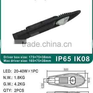 10W-240W Everlite COB Outdoor Intergrated LED Street Light Housing thumbnail-3