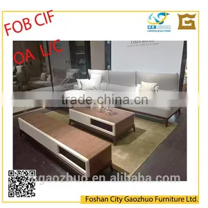 2016 Newly Wooden Tea Table Design With Walnut Veneer thumbnail-1