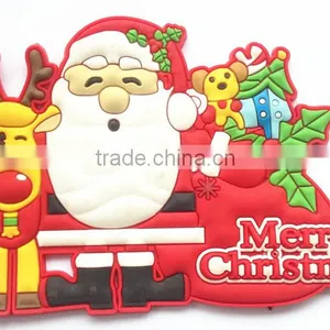 Christmas Snowmen Shaped Soft Rubber Promotional Gift PVC Fridge Magnet thumbnail-1