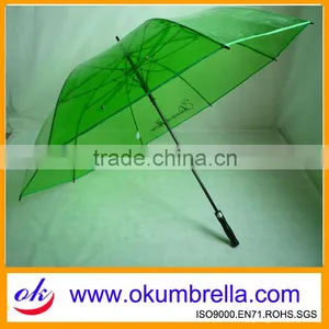 Arc 30 Inch *8Ribs Automatic Transparent Golf Umbrella OKC014 thumbnail-1