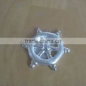 Porcelain Plated Silver Helm thumbnail-1