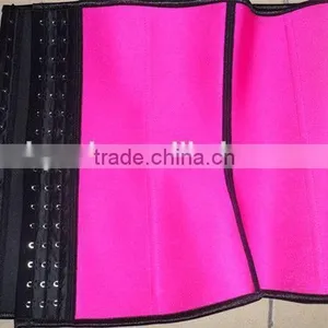 The Most Popular Design Solid Color Mature Women Steel Bone 100% Latex Rubber Corset thumbnail-5