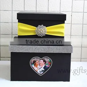 Elegant Wedding Gift Box With Photo Frame Wedding Decorations thumbnail-2