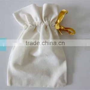 Cheap Customized Muslin Flannel Jewelry Drawstring Bags thumbnail-2