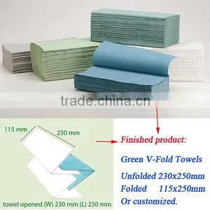 Embossing Laminating Printing High Speed Automatic V Fold Hand Towel Paper Machinery thumbnail-4