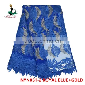 Haniye 2016 African Tulle Lace Fabrics for Party/tulle Lace Fabrics/NYN51 thumbnail-2