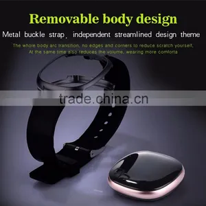 Sport Waterproof Smart Wristband E08 Smart Band Heart Rate Monitor Mp3 Player Fitness Bracelet for OS Android thumbnail-5