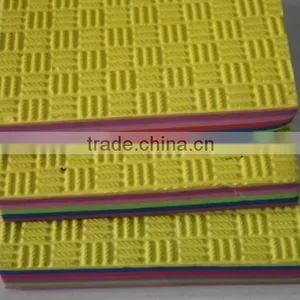 Natural Crepe Rainbow Color Rubber Sheets With Pattern thumbnail-1