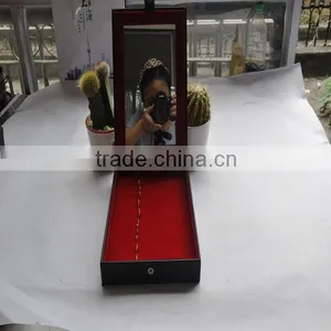 Custom Made pu Leather Jewelry Box With Thread pu Leather Finishing thumbnail-6