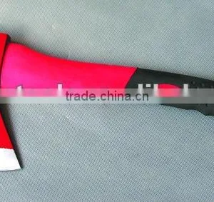 AXE With Double Color Plastic Handle thumbnail-1