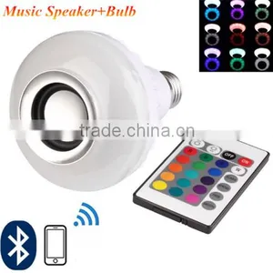 Cheap Items to Sell RGB Changing LED Light Bluetooth Speaker Bulb With E27 Bacse thumbnail-1
