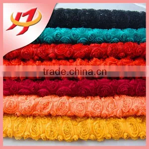 Newly Polyester Satin Rosette Fabric for Wedding Carpet Decoration Wholesale thumbnail-1