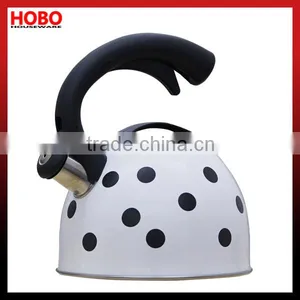 2.0L Stainless Steel Heating Colour Dots Whistling Kettle Tea Kettle Tea Pot thumbnail-1