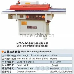 Semi Automatic Linear Edge Banding Machine With Low Price thumbnail-1