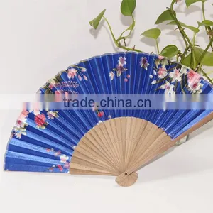 High Quality Bamboo Silk Fan Craft Fan Lady Hand Fan thumbnail-2