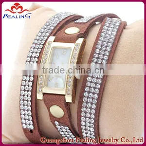 Fashion Watch Wrist Watch Factory Ladies Shining Leather Watch Cheap Promotional Watch thumbnail-1