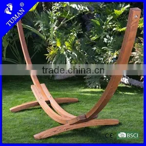 Jungle Rocking Arc Wood Hammock Chair Stand thumbnail-1