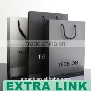 Extra Link Recycled Material High Quality Printed Paper Gift Bag Ecologic Fashion thumbnail-6