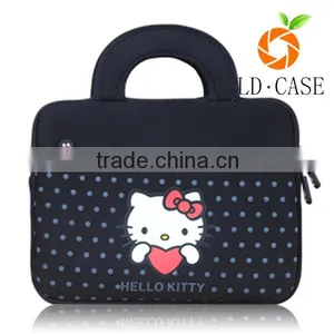 Lovely Hello Kitty Printed Antifriction Cut Style Laptop Sleeve Bags thumbnail-1