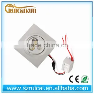 Chinese Factory 3w Recessed Downlight Square Led Spot Embed Ceiling Led thumbnail-1