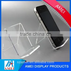 Wholesale Supplier Universal Promotional High Quality Acrylic Anti-silp Mobile Phone Display Stand Holders thumbnail-1