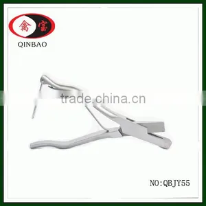 Veterinary Instrument Ear Marking Pliers U/V Cut Stainless Steel Pig Ear Notcher Plier thumbnail-1