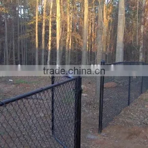 China Chain Link Wire Mesh Fencing , PVC Coated Chain Link Fences ,Plastic Chain Link Fence ( ISO9001 Certificated ) thumbnail-4