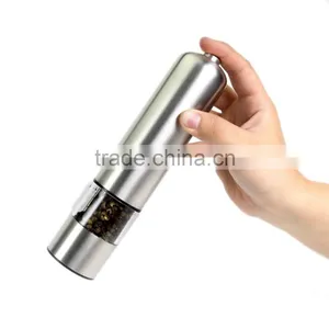 Stainless Steel Rechargeable Electrical Salt and Pepper Mills thumbnail-2