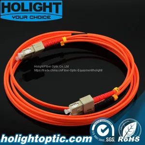 Fiber Optical Patch Cord Sc to Sc Multimode Duplex Orange thumbnail-3