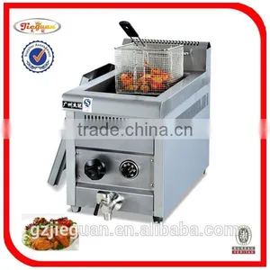 Stainless Steel Free Standing Gas Chicken Fryers With Temperature Controller With Cabinet(2-tank)(GF-985-2) thumbnail-6