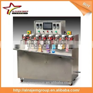 Ice-lolly Stick Juice Spout Bags Filling Sealing Machine Fully Automatic Stand up Bag Filler and Sealer Equipment Food Drinking thumbnail-1