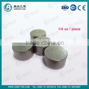 0.25oz Heavy Tungsten Alloy Cylinder thumbnail-1