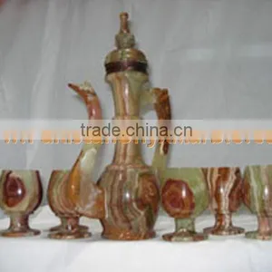 Buy Cheap NATURAL COLOR ONYX TEA SETS HANDICRAFTS thumbnail-6